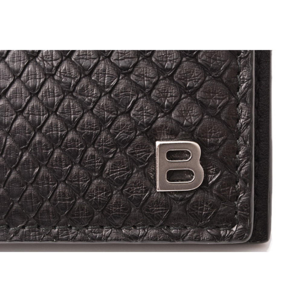 Balenciaga Python Folding Wallet Black - image 3